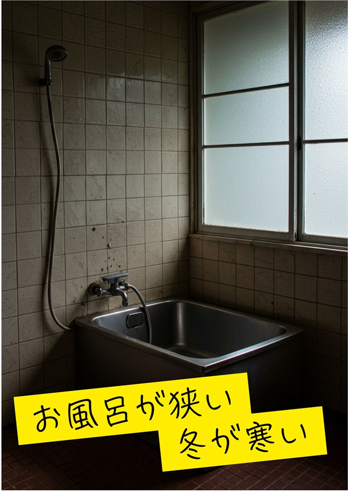 お風呂が古い