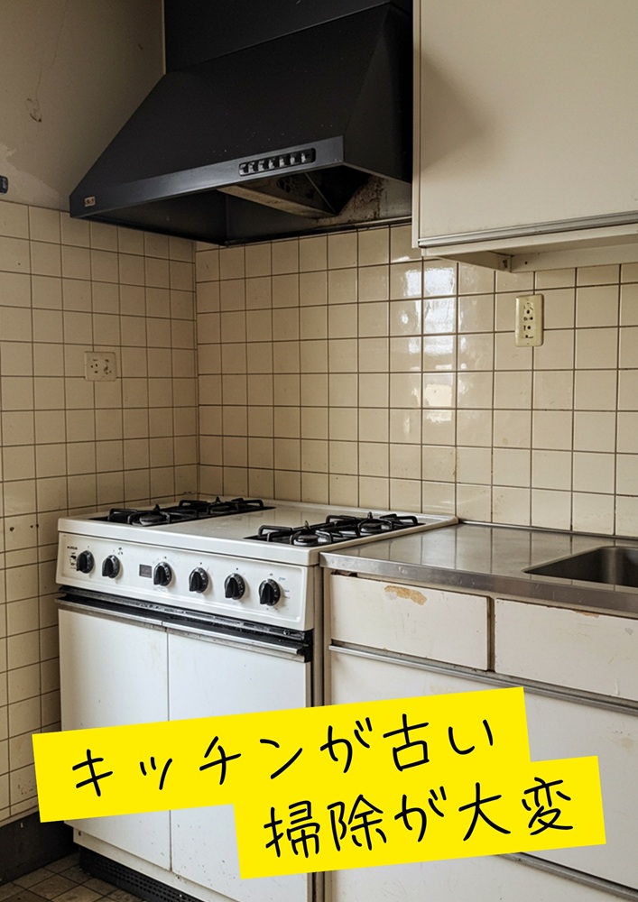 キッチンが古い